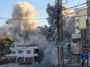 Hezbollah Targets Israeli Satellite Station and Tel Aviv Base with Long-Range Rockets