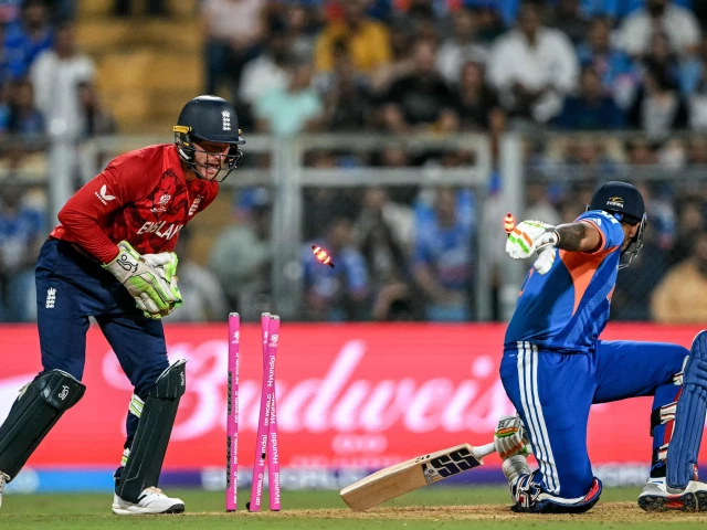 Bethell Century in Vain as India Edge Past England to Reach T20 World Cup Final