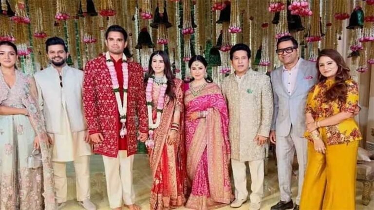 Arjun Tendulkar Ties the Knot with Saaniya Chandhok in Star-Studded Mumbai Wedding