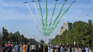 Pakistan Day video showing armed forces unity and patriotism with soldiers taking oath