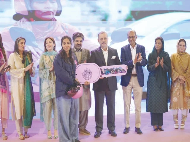 300 Pink Electric Scooters Distributed to Women in Karachi on International Women’s Day