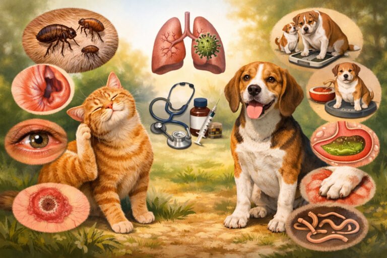 Beyond the Scratch: Understanding and Preventing Common Pet Health Problems