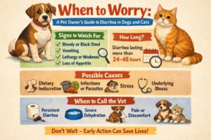 When to Worry: A Pet Owner’s Guide to Diarrhea in Dogs and Cats
