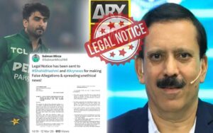 Salman Mirza Issues Legal Notice to ARY News, Shahid Hashmi Over “False and Defamatory” Allegations