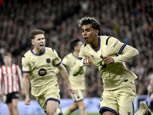 Lamine Yamal’s Superb Strike Bends Barcelona Past Athletic Bilbao to Restore La Liga Lead