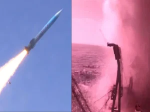 Pakistan Navy successfully tests indigenously developed ship-launched anti-ship missile with advanced guidance system.