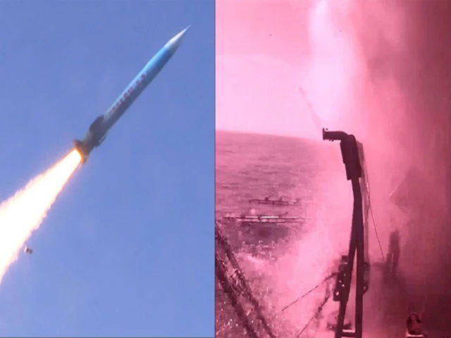 Pakistan Navy successfully tests indigenously developed ship-launched anti-ship missile with advanced guidance system.