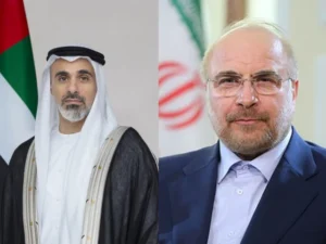UAE VP Discusses De-Escalation Efforts with Iran’s Speaker Ghalibaf, WAM Says