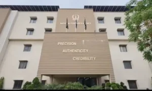 Interior Minister Mohsin Naqvi visits National Forensic Agency headquarters as Pakistan's first forensic agency becomes fully operational.