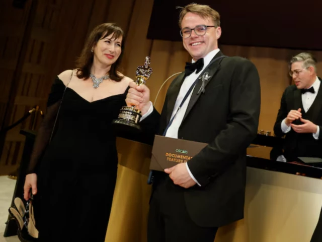 Oscar statuette belonging to Russian director Pavel Talankin