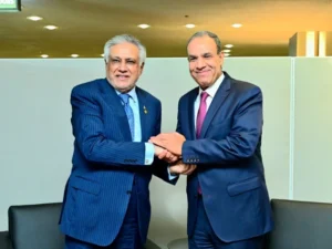 Dar, Egypt’s Foreign Minister Discuss Regional Developments, Support Ongoing Peace Efforts