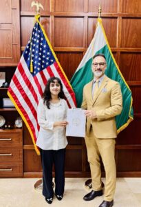 Lahore’s Jeena Ali wins world title at Harvard Research Olympiad